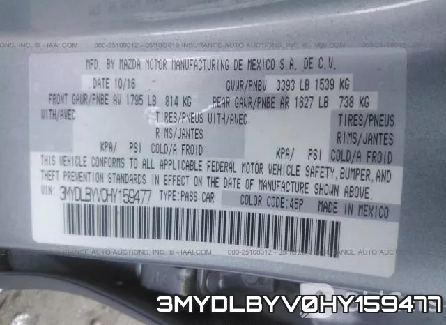 3MYDLBYV0HY159477 фото 9