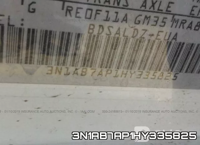 3N1AB7AP1HY335825 фото 10