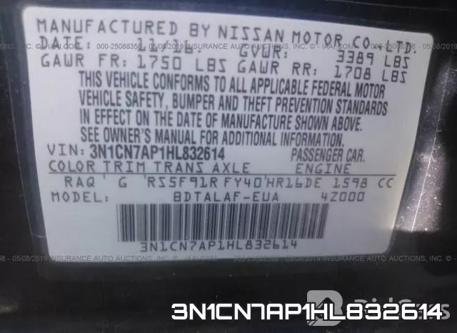 3N1CN7AP1HL832614 фото 10