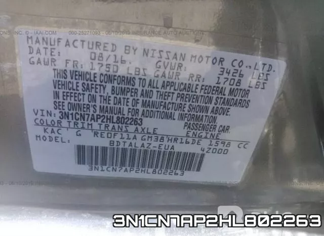3N1CN7AP2HL802263 фото 10