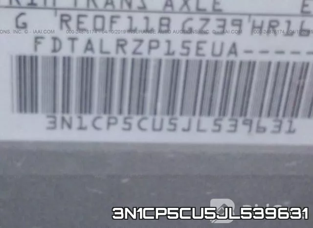 3N1CP5CU5JL539631 фото 10