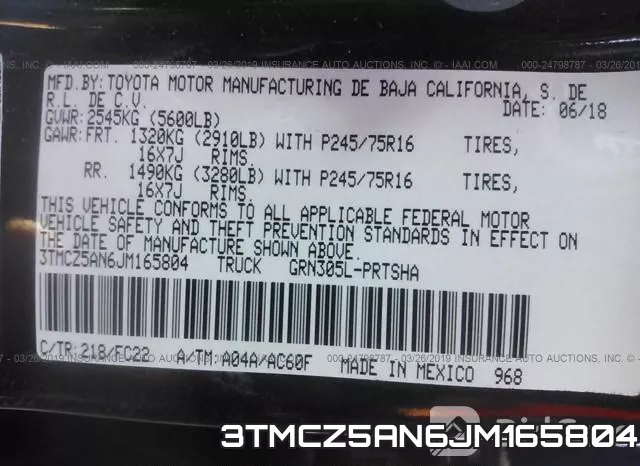 3TMCZ5AN6JM165804 фото 10