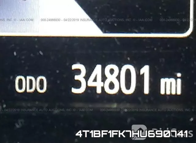 4T1BF1FK7HU690741 фото 8
