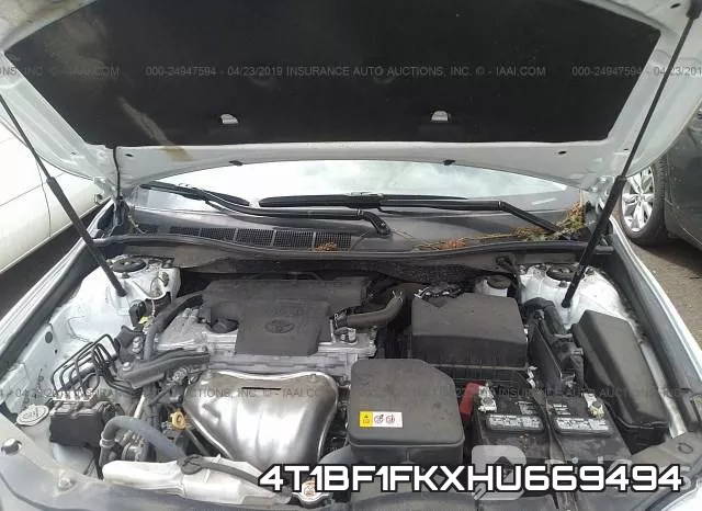 4T1BF1FKXHU669494 фото 2