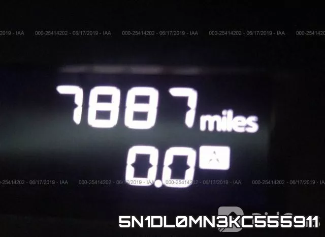 5N1DL0MN3KC555911 фото 8