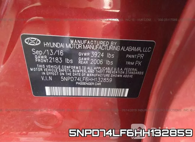 5NPD74LF6HH132859 фото 10