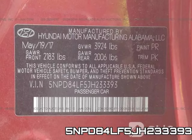 5NPD84LF5JH233393 фото 10