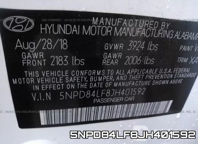 5NPD84LF8JH401592 фото 10