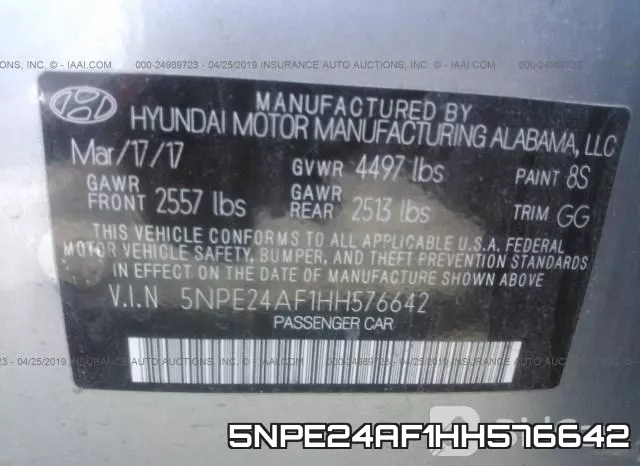5NPE24AF1HH576642 фото 10