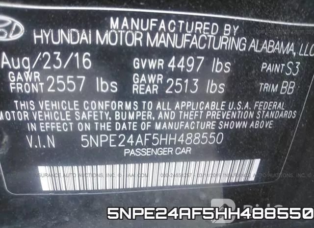 5NPE24AF5HH488550 фото 10