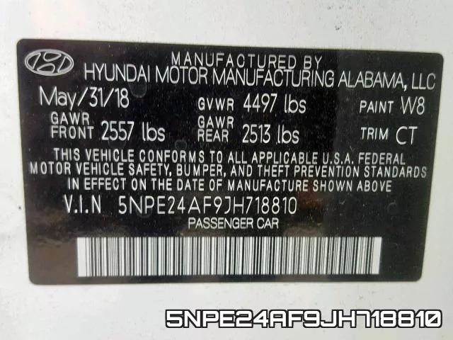 5NPE24AF9JH718810 фото 2