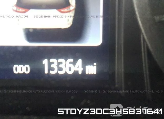 5TDYZ3DC3HS837641 фото 8