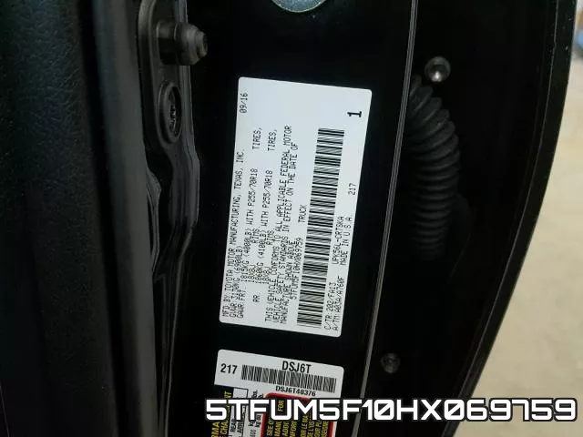 5TFUM5F10HX069759 фото 2