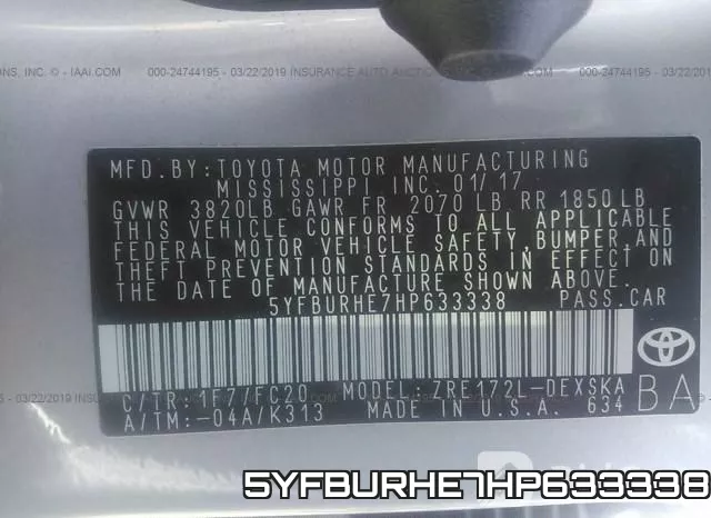 5YFBURHE7HP633338 фото 10
