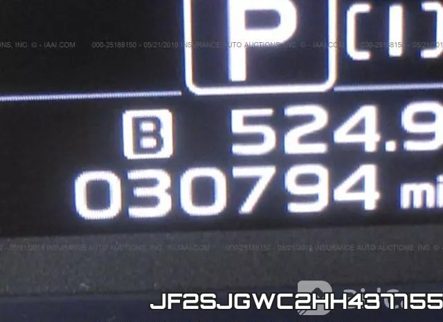 JF2SJGWC2HH437755 фото 8