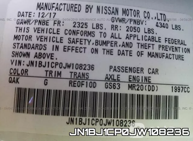 JN1BJ1CP0JW108236 фото 10
