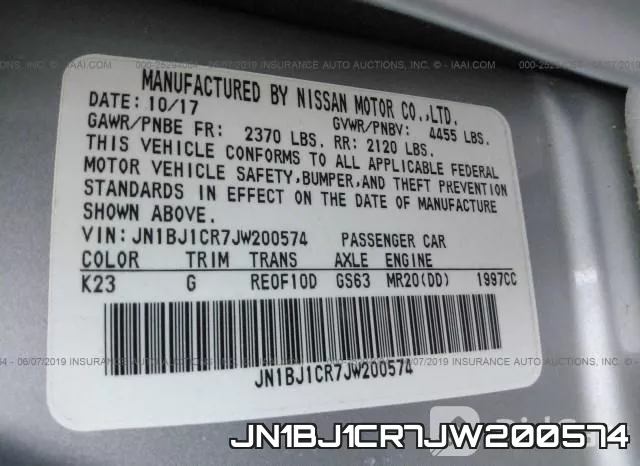 JN1BJ1CR7JW200574 фото 10