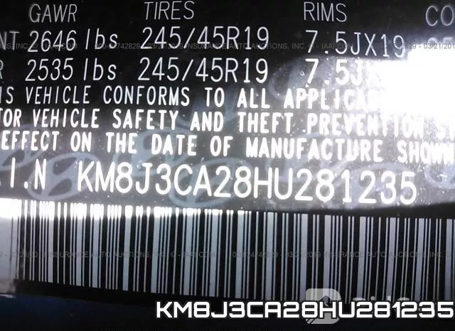 KM8J3CA28HU281235 фото 10