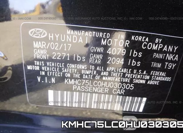 KMHC75LC0HU030305 фото 10