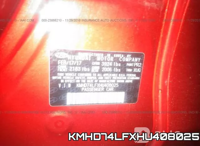 KMHD74LFXHU408025 фото 10