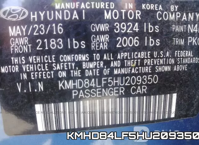 KMHD84LF5HU209350 фото 10