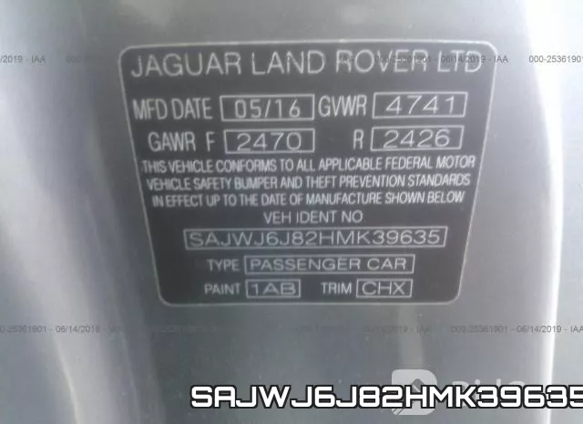 SAJWJ6J82HMK39635 фото 10