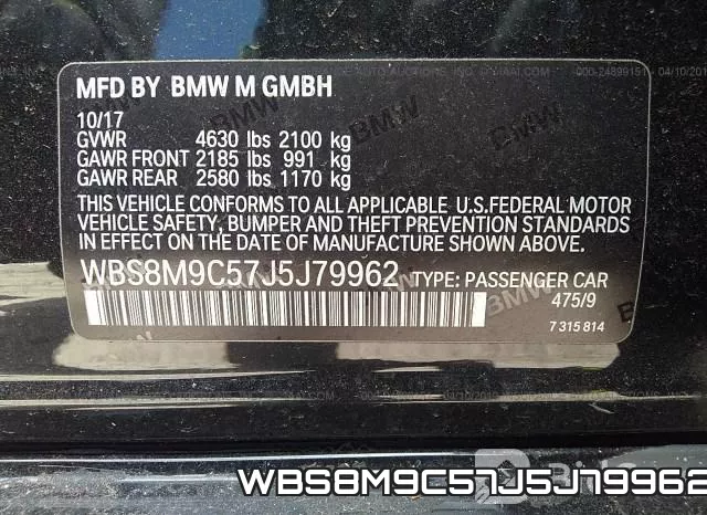 WBS8M9C57J5J79962 фото 10