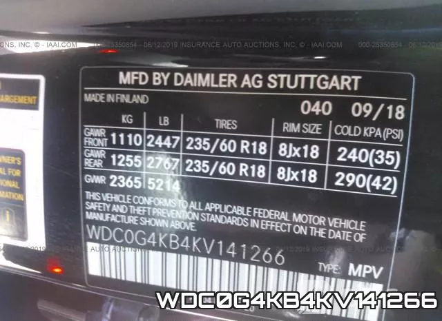 WDC0G4KB4KV141266 фото 10