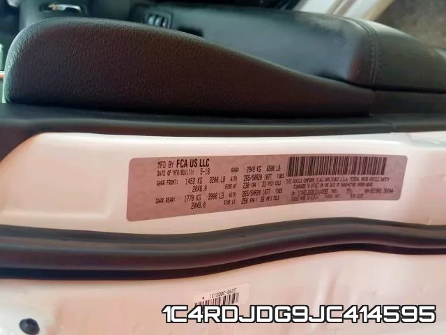 1C4RDJDG9JC414595 фото 2