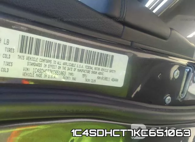 1C4SDHCT7KC651063 фото 10