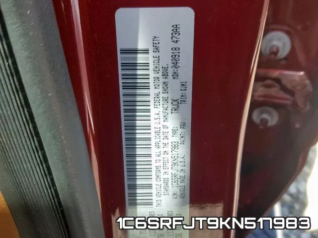 1C6SRFJT9KN517983 фото 2