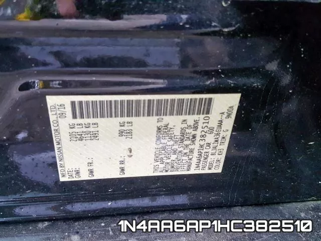 1N4AA6AP1HC382510 фото 2