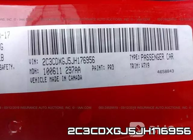 2C3CDXGJ5JH176956 фото 10