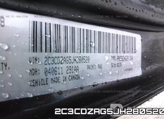 2C3CDZAG5JH280520 фото 10