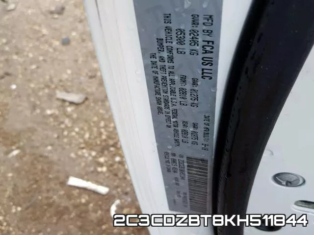 2C3CDZBT8KH511844 фото 2