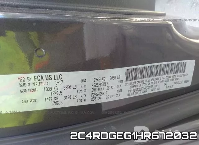 2C4RDGEG1HR672032 фото 10