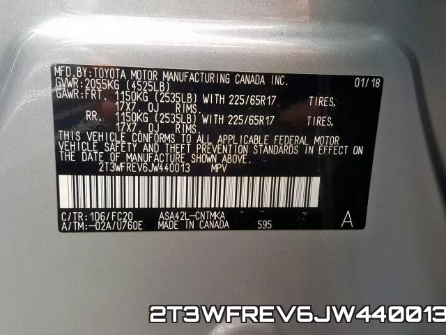2T3WFREV6JW440013 фото 2