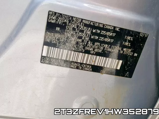 2T3ZFREV1HW352879 фото 2