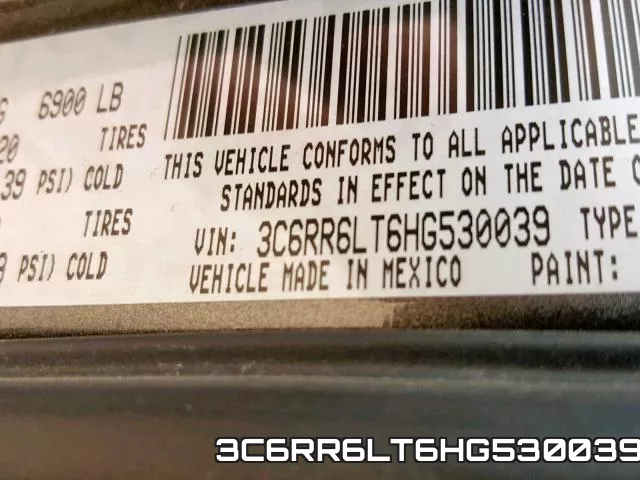 3C6RR6LT6HG530039 фото 2