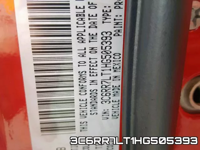 3C6RR7LT1HG505393 фото 2