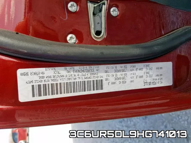 3C6UR5DL9HG741013 фото 2