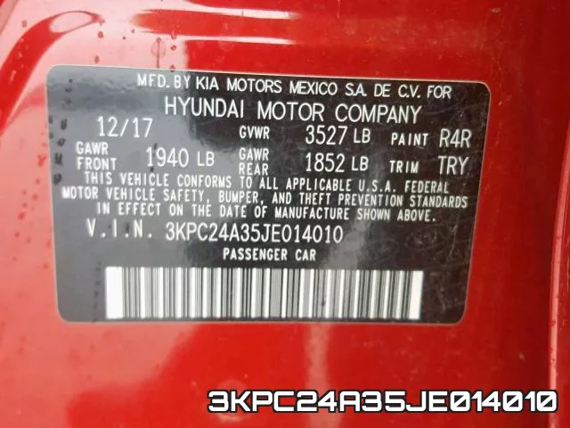3KPC24A35JE014010 фото 2