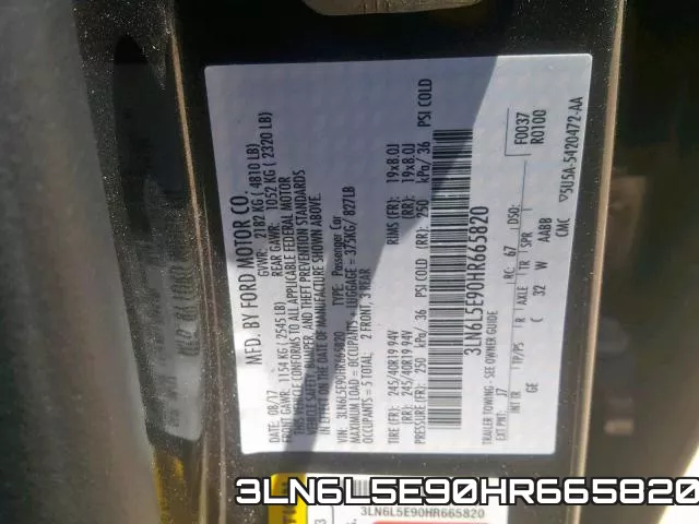 3LN6L5E90HR665820 фото 2