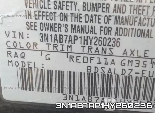 3N1AB7AP1HY260236 фото 10