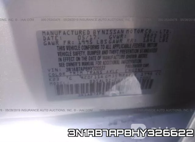 3N1AB7AP8HY326622 фото 10