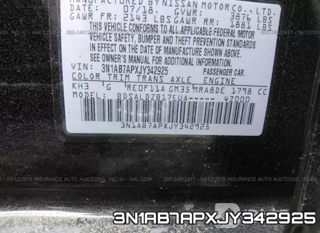 3N1AB7APXJY342925 фото 10