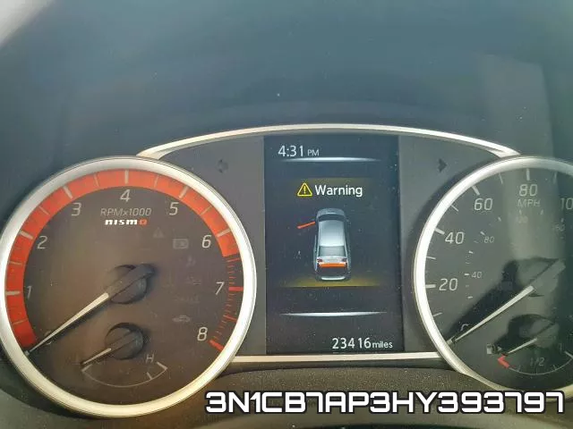 3N1CB7AP3HY393797 фото 9