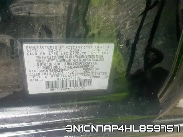 3N1CN7AP4HL859757 фото 2