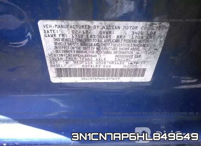 3N1CN7AP6HL849649 фото 10