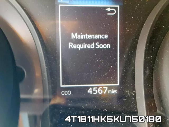 4T1B11HK5KU750180 фото 9